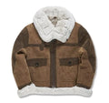 Jordan Craig Kid's Bomber Jacket Shearling Brown
