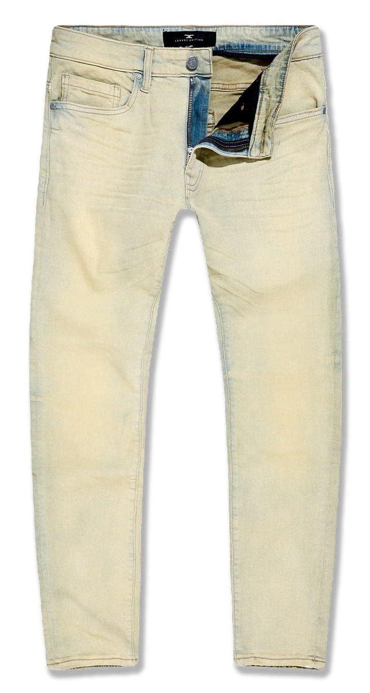 Jordan Craig - Mens Sean No Rips Champagne Jeans