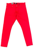 Jordan Craig - Mens Ross Skinny Tapered Fit No Rips Red Jeans (JR91521)
