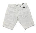 Jordan Craig Mens Shorts White Color 98% Cotton 2% Lycra Casual Streetwear Style (J3187S)