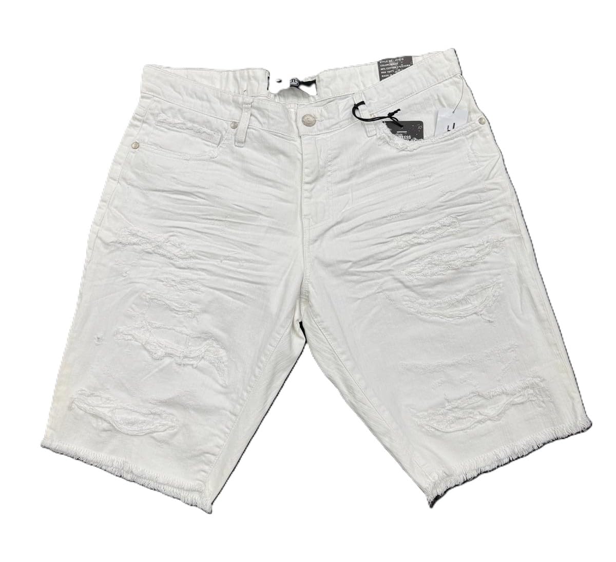 Jordan Craig Mens Shorts White Color 98% Cotton 2% Lycra Casual Streetwear Style (J3187S)