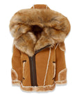 Jordan Craig COGNAC COLOR KIDS EL JEFE MOTO SHEARLING JACKET