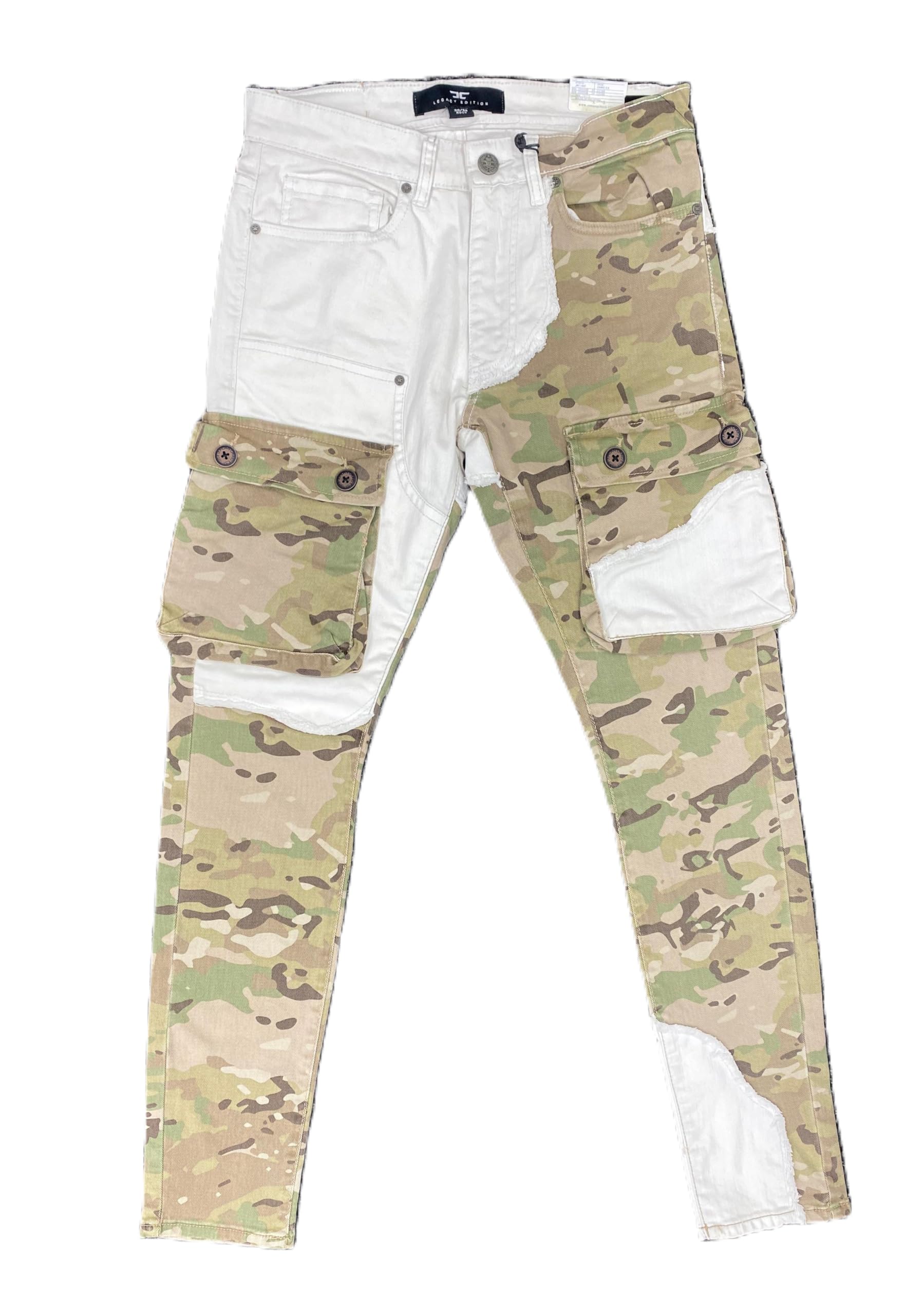 Jordan Craig - Mens Ross White Camo 2.0 Jeans (JR1142C)
