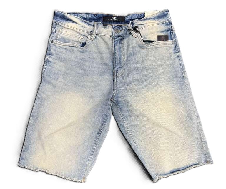 Jordan Craig Mens Washed Denim Shorts Antique Color 99% Cotton 1% Elastane Streetwear Style (J334S)