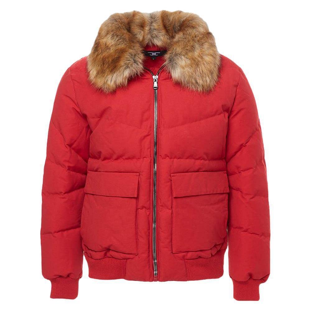 Jordan Craig Men's Red Holis Bomber Jacket with Hood