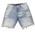 Jordan Craig Men’S Denim Shorts with Hanging Weft AGEDWASH Color 100% Cotton Casual Streetwear Style (J3212S)