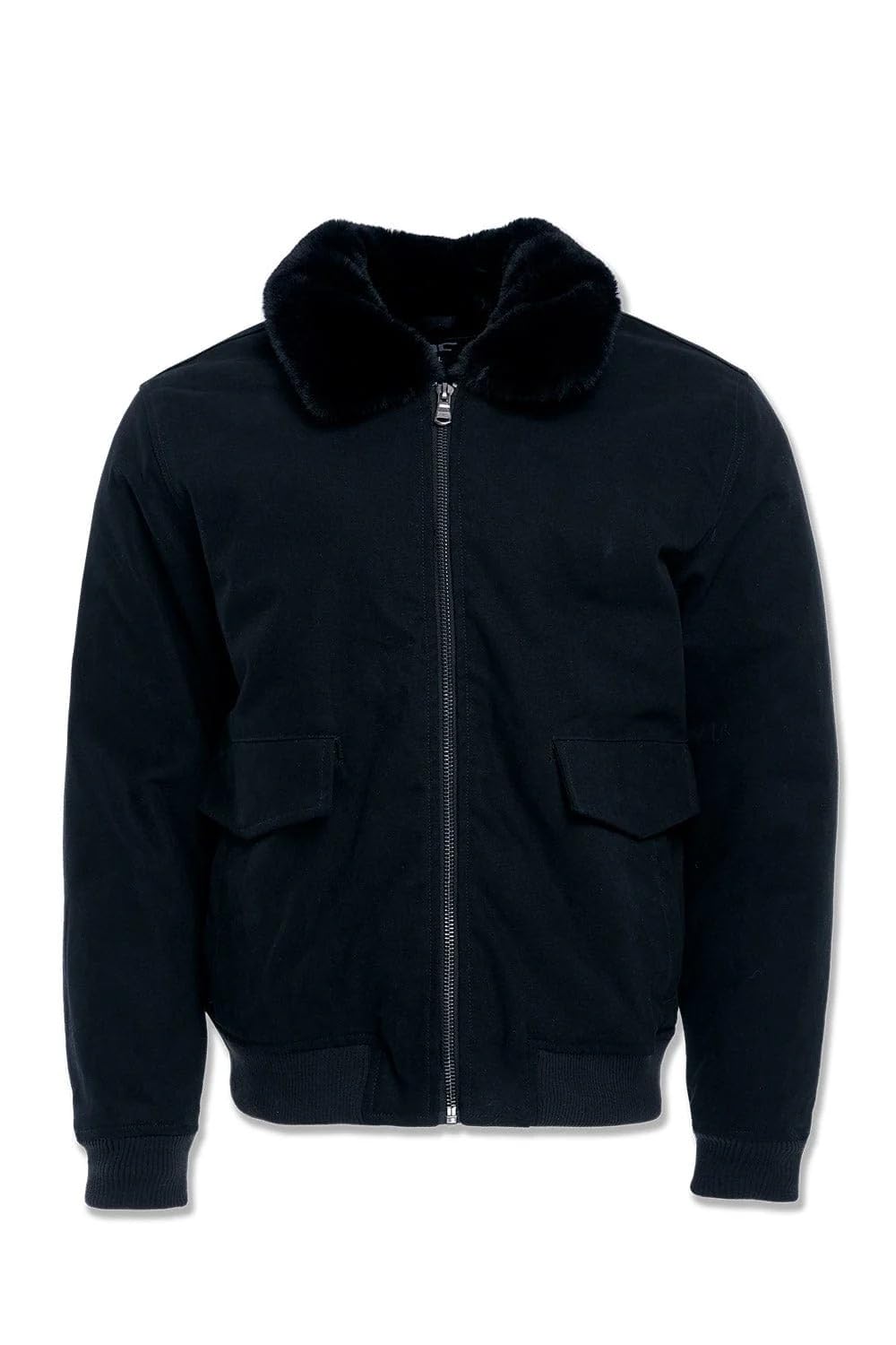 Jordan Craig ST. Cloud Work Jacket, Full Zip, Shearling Collar, Quilted, Black, 100% Cotton