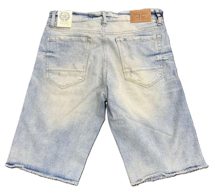 Jordan Craig Mens Washed Denim Shorts Antique Color 99% Cotton 1% Elastane Streetwear Style (J334S)