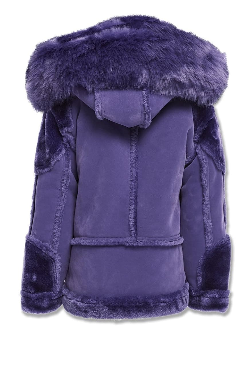 Jordan Craig PURPLE KIDS EL JEFE MOTO SHEARLING JACKET