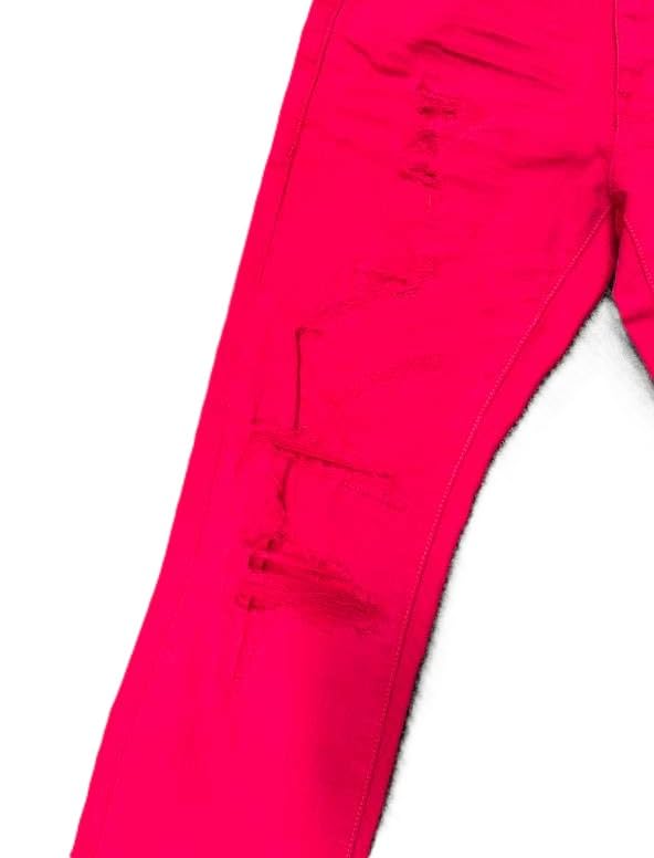 Jordan Craig Mens Martin Stacked Jeans RED Color 98% Cotton 2% Elastane Streetwear Style(JTF960R)