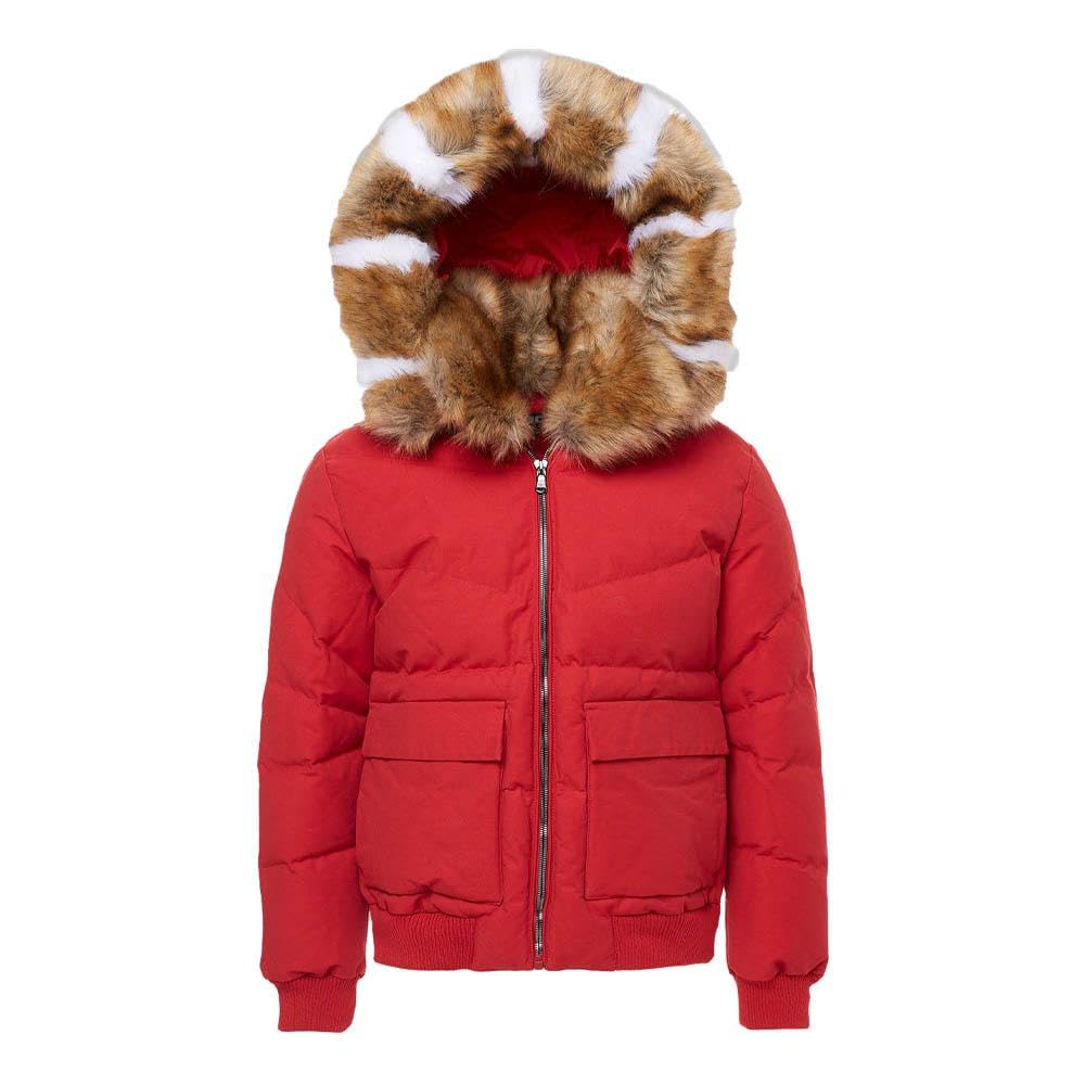 Jordan Craig Men's Red Holis Bomber Jacket with Hood