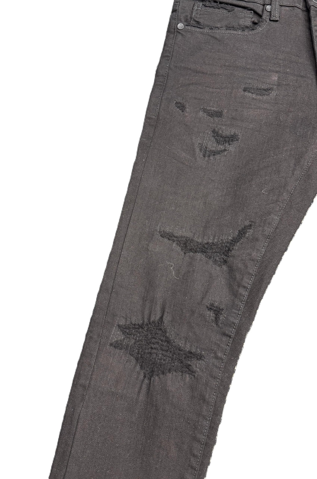Jordan Craig Ross FIT Mens Jeans Black Color 98% Cotton 2% Lycra STREETSTYLE Casual(JR990R)
