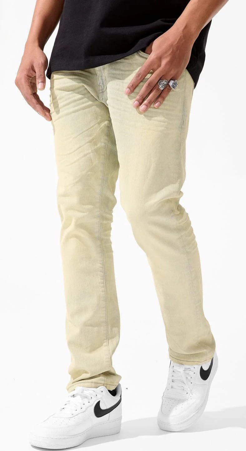 Jordan Craig - Mens Sean No Rips Champagne Jeans