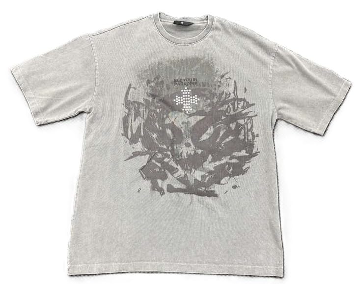 See You in Paradise Mens T-Shirt Smoked Grey Color Graphic Print Silicon Heat Transfer 100% Cotton Style(9192A)