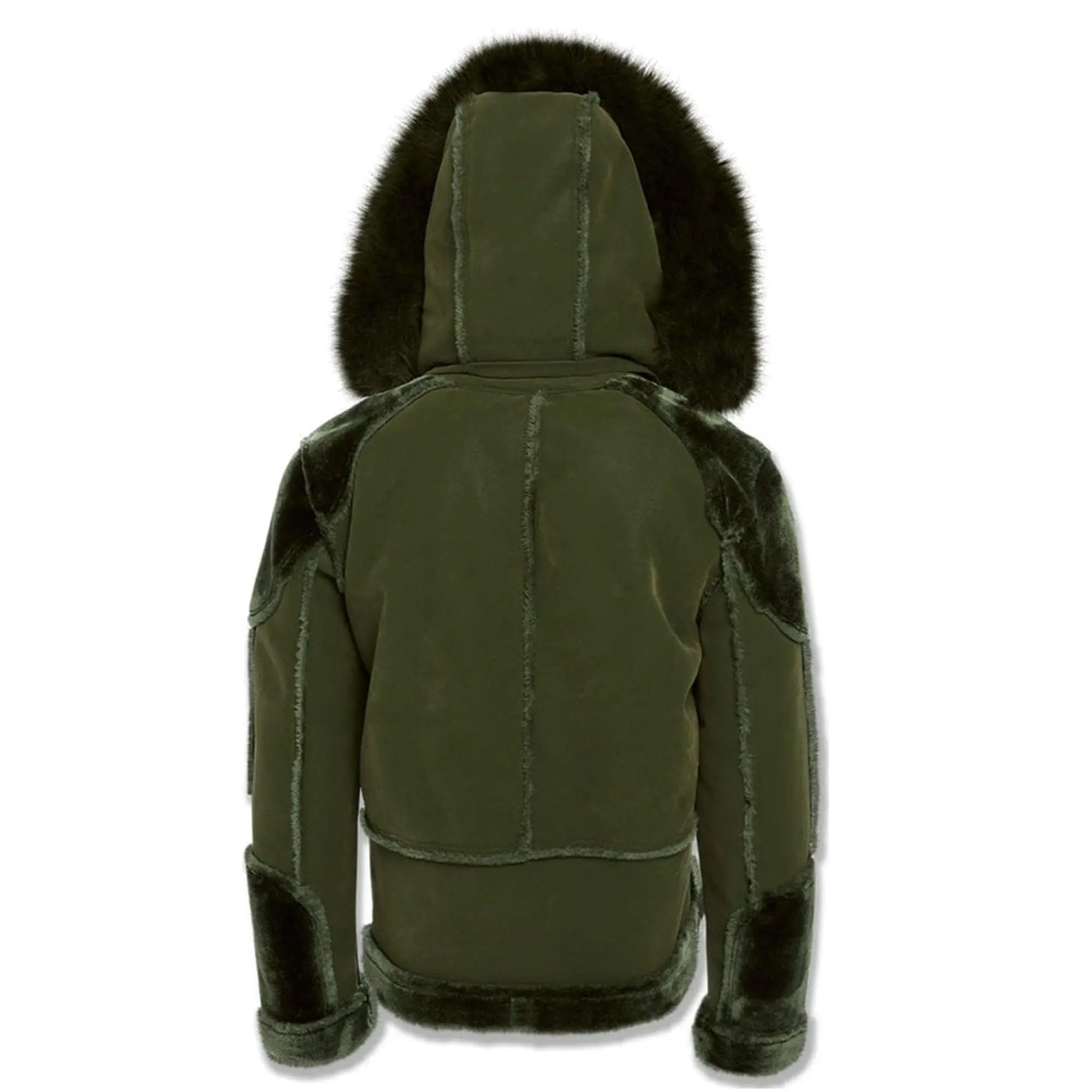 Jordan Craig Men EL Jefe Shearling Moto Jacket (Black Coffee)