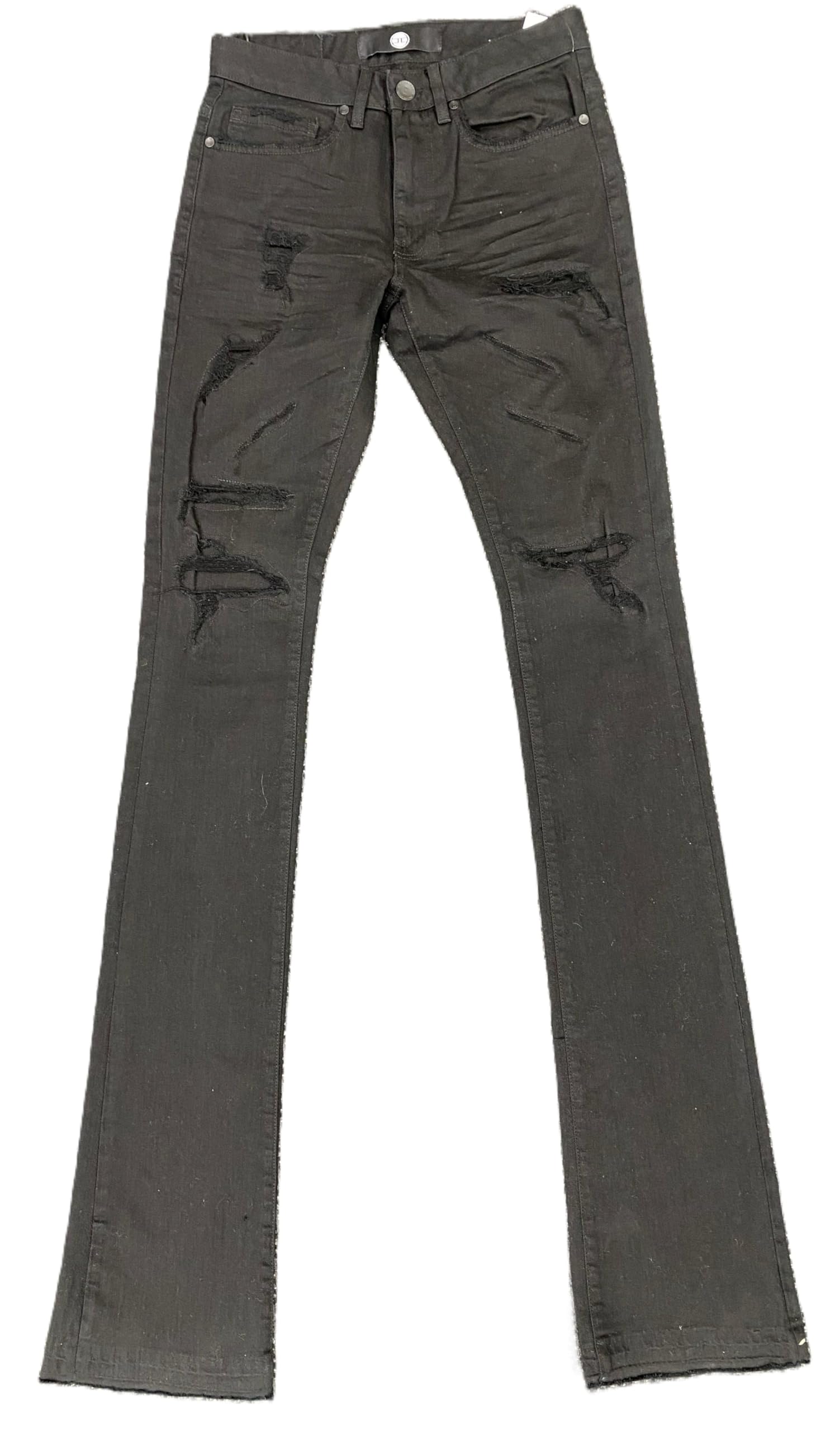 Jordan Craig - Mens Martin Stacked Black Jeans
