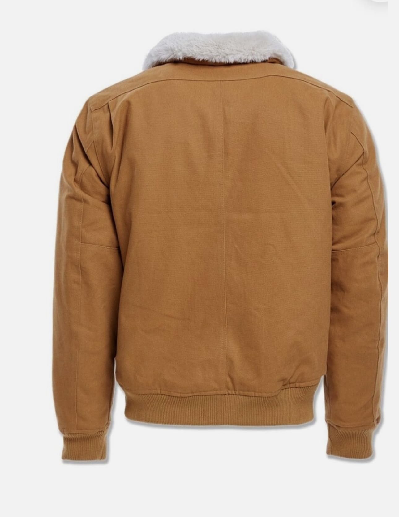 Jordan Craig Men's Work Jacket with Shearling Collar and Hidden Front Pockets