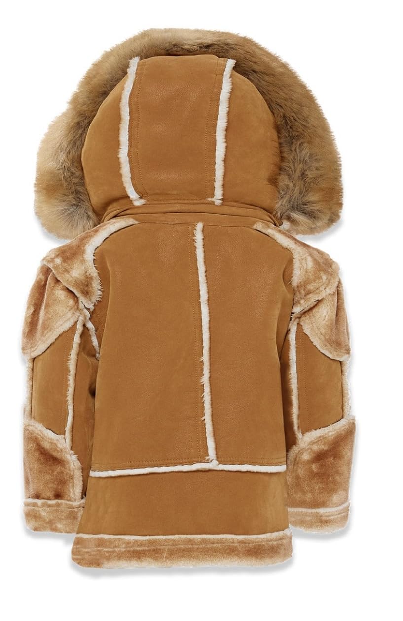 Jordan Craig COGNAC COLOR KIDS EL JEFE MOTO SHEARLING JACKET