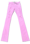 Jordan Craig Mens Martin Stacked Jeans Pink Color 98% Cotton 2% Lycra Streetwear Style(JTF960R)