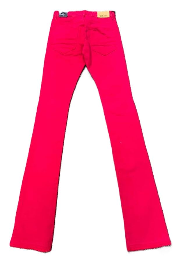 Jordan Craig Mens Martin Stacked Jeans RED Color 98% Cotton 2% Elastane Streetwear Style(JTF960R)