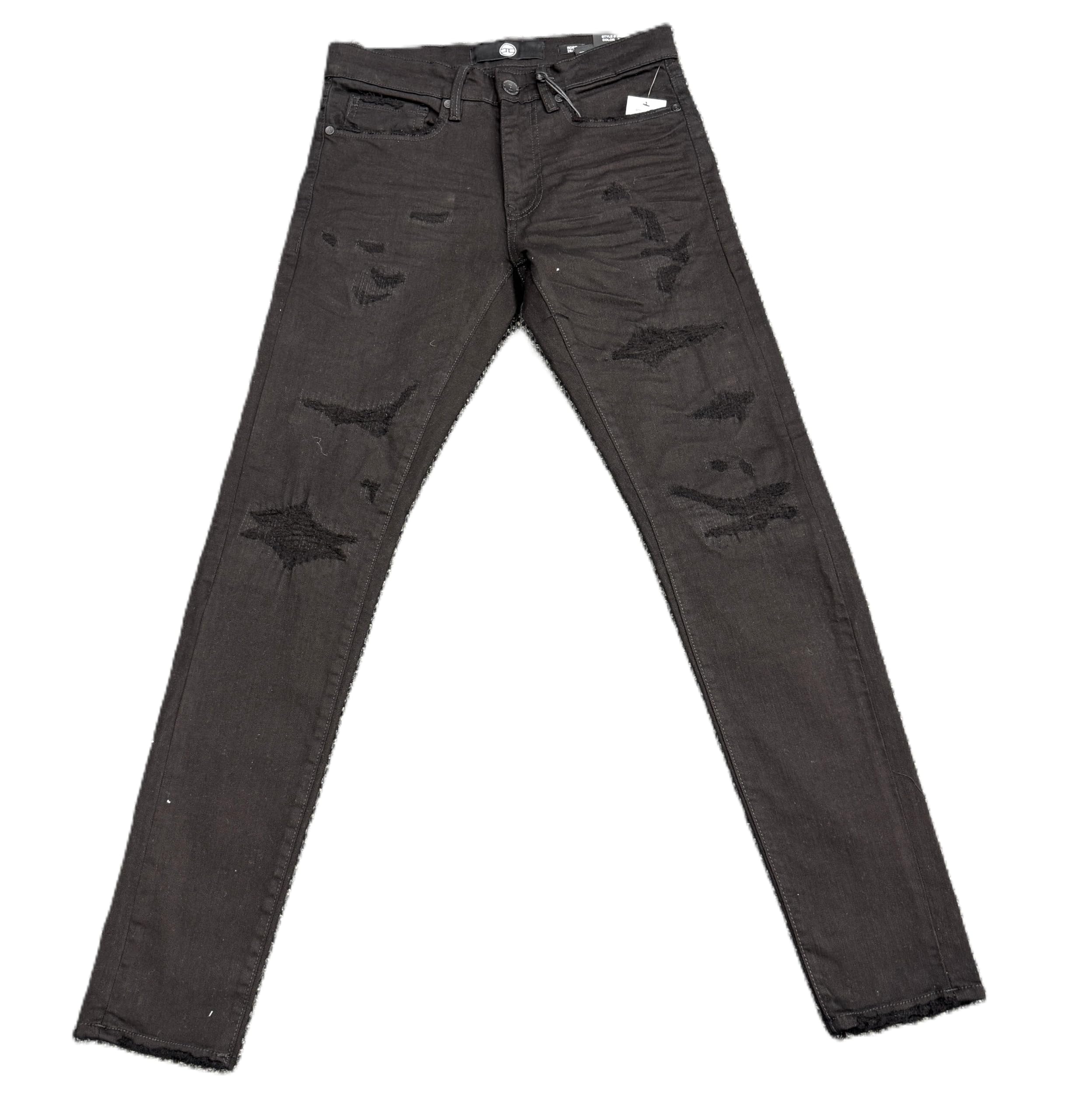 Jordan Craig Ross FIT Mens Jeans Black Color 98% Cotton 2% Lycra STREETSTYLE Casual(JR990R)