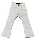 Jordan Craig Kids Shred Stack Jeans, Off White Color, 98% Cotton 2% Lycra, STREETWARE Style(JTF956RK)