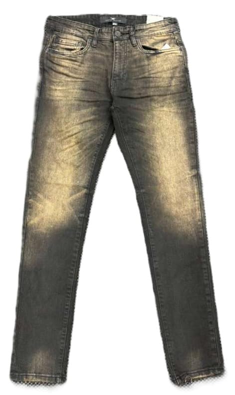 Jordan Craig Men's Jeans, Copper Black, 99% Cotton 1% Elastane, No Rips, Clean Design(JS2118)